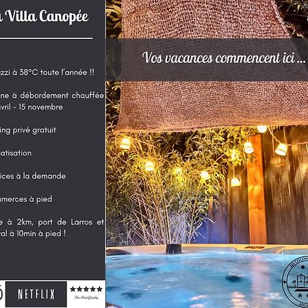 La Villa Canopee - Piscine Chauffee-Fibre-Clim-Jacuzzi Gujan-Mestras Eksteriør bilde