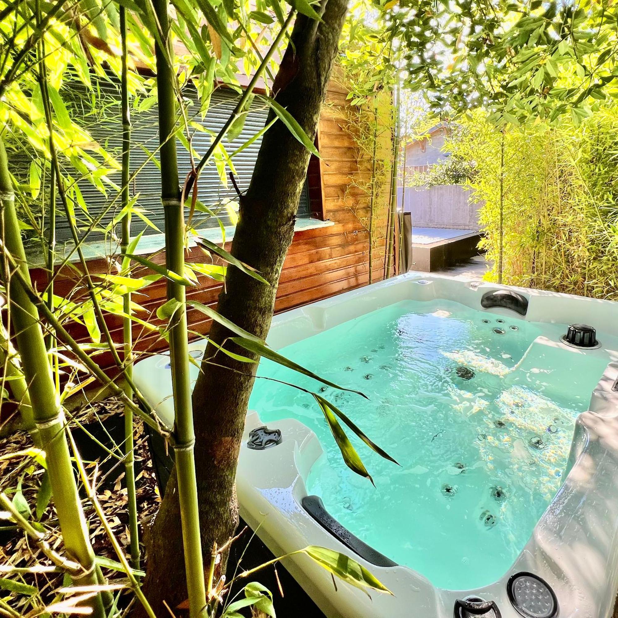 La Villa Canopee - Piscine Chauffee-Fibre-Clim-Jacuzzi Gujan-Mestras Eksteriør bilde